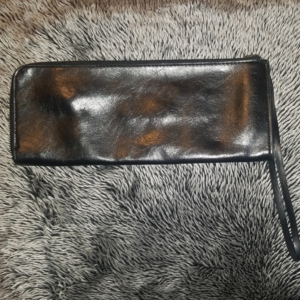 (🏷2/20)ALDO Black leather clutch